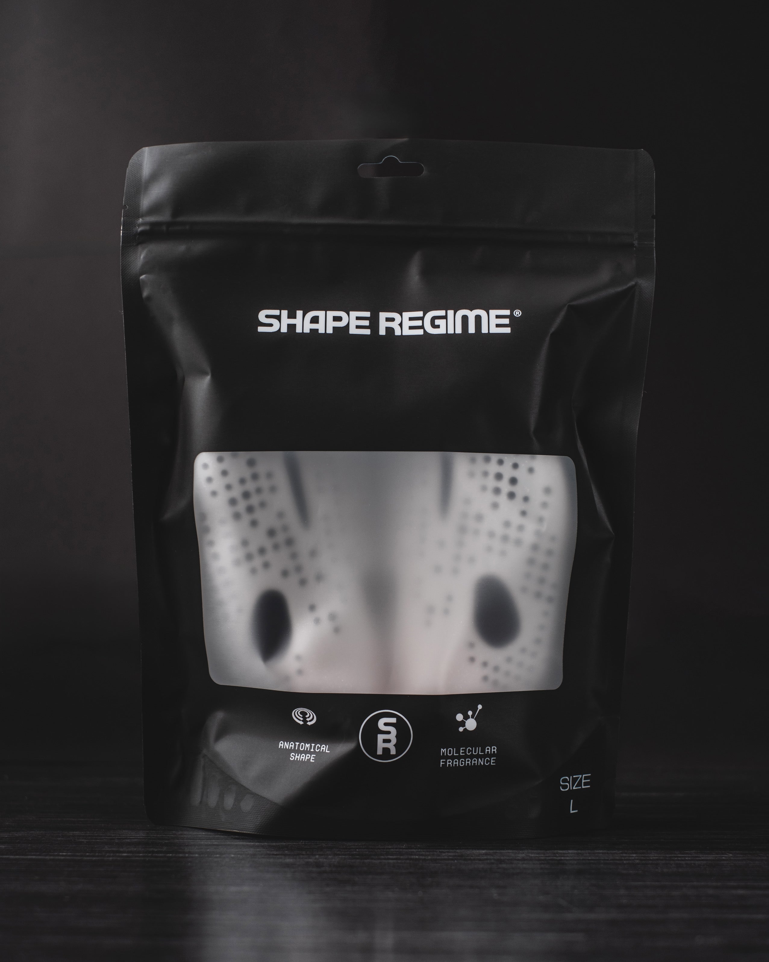 Glossy Cloud Shoe Shaper packaging for odor-reducing shoe insert, designed to fight smelly shoes and maintain sneaker shape.